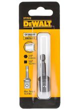 Адаптер для ударного гайковерта внутренний шестигранник DEWALT DT7512, 1/4 дюйма, – внешний квадрат 1/2 дюйма