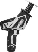 Аккумуляторная ножовочная пила ИНТЕРСКОЛ НПА-100/12Э, 12 В, 3000 ход/мин, 15 мм, с 2 АКБ 2 Ач и ЗУ, в кейсе (805.2.2.70)