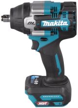Аккумуляторный набор Makita, 40 В: гайковерт TW007 + угловая шлифмашина GA038, с 2 АКБ 5 Ач и ЗУ, в кейсе