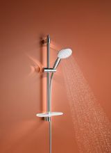 Душевой гарнитур GROHE Tempesta 110 с мыльницей, 3 режима струи, душевая штанга 600 мм, 7,4 л/мин, хром (27600003)