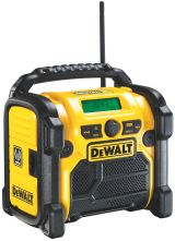 Аккумуляторный радиоприемник DEWALT DCR020, 12/18 В, с возможностью работы от сети, 10 Вт, без АКБ и ЗУ (DCR020-QW)