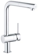 Смеситель для кухни GROHE Minta с вытяжным L-изливом, хром (32168000)