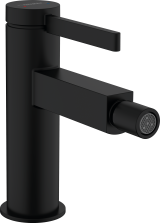 Смеситель для биде hansgrohe Finoris со сливным клапаном Push-Open 76200670, матовый черный