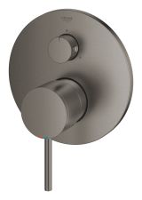 Внешняя часть смесителя для ванны GROHE Atrio на 3 потребителя, темный графит матовый (24096AL3)