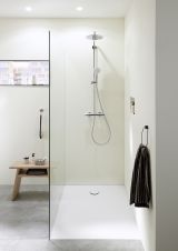 Комплект ножек и траверс Geberit для душевых поддонов 9,2-21 см, черный, серый, 554.961.00.2