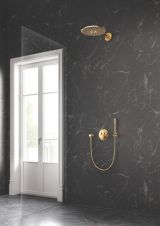 Внешняя часть термостата для душа GROHE Grohtherm SmartControl на 3 потребителя, круглая, холодный рассвет глянец (29121GL0)