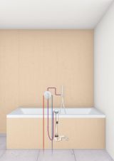 Наливной, сливной и переливной гарнитур GROHE Talentofill, внешняя часть, теплый закат матовый (19952DL0)
