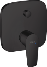 Внешняя часть смесителя для ванны hansgrohe Talis E скрытого монтажа 71745670, матовый черный