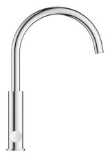 Смеситель для кухонной мойки GROHE Blue Pure Eurosmart с функцией фильтрации, с фильтром в комплекте, хром (30499000)