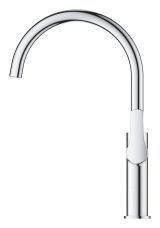 Смеситель для кухонной мойки GROHE Blue Pure Eurosmart с функцией фильтрации, с фильтром в комплекте, хром (30499000)