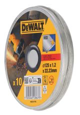 Диск отрезной DEWALT DT42340TZ, по металлу, 125х22.23х1.2 мм, 10 шт. (DT42340TZ-QZ)