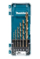 Набор сверл Makita HSS-Co 6 шт. (2, 3, 4, 5, 6, 8 мм), D-75758