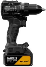 Аккумуляторная дрель-шуруповерт DEWALT McLaren Limited Edition DCD81MP2T, 18 В, 2000 об/мин, с 2 АКБ 5 Ач и ЗУ, в кейсе TSTAK