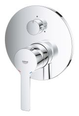 Внешняя часть смесителя для ванны GROHE Lineare с переключателем на 3 положения, хром (24095001)