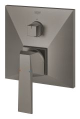 Внешняя часть смесителя для ванны GROHE Allure Brilliant с переключателем на 3 положения, темный графит матовый (24099AL0)