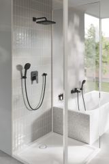Верхний душ GROHE Tempesta Cube 250, 9,5 л/мин, 1 режим, 380 мм, черный матовый (266872430)