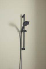 Душевой гарнитур GROHE Tempesta 110, 2 режима струи, душевая штанга 600 мм, 7,4 л/мин, черный (261622433)