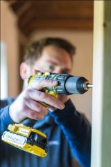 Аккумуляторная ударная дрель-шуруповерт Stanley Fatmax FMC625D2, кейс, 18В, Li-ion