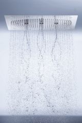 Верхний душ hansgrohe Raindance Rainmaker 680 3jet с потолочным креплением скрытого монтажа, с подсветкой 28418000, хром