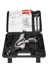 Аккумуляторная ножовочная пила ИНТЕРСКОЛ НПА-100/12Э, 12 В, 3000 ход/мин, 15 мм, с 2 АКБ 2 Ач и ЗУ, в кейсе (805.2.2.70)