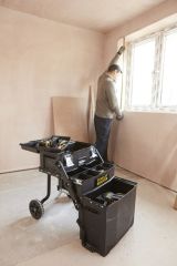 Ящик инструментальный с колесами Fatmax Mobile Work Station с органайзерами раздвижной пластмассовый STANLEY 1-94-210