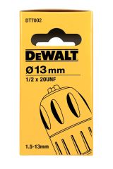 Патрон 1.5-13мм,½“х20 UNF,пластик DEWALT DT7002