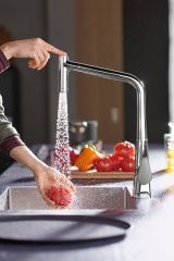 Кухонная мойка hansgrohe S71 S719-U500 интегрированная 43427800, нержавеющая сталь