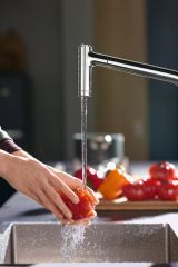 Кухонная мойка hansgrohe S71 S719-U500 интегрированная 43427800, нержавеющая сталь