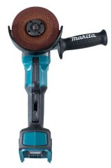 Аккумуляторная угловая шлифмашина Makita GA012GM201, 40 В, 115 мм, 8500 об/мин, с 2 АКБ 4 Ач и ЗУ, в кейсе MakPac