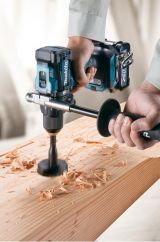 Ударная дрель-шуруповерт Makita HP001GD201, 40 В, 25000 об/мин, 39000 уд/мин, с 2 АКБ 2.5 Ач и ЗУ, в кейсе