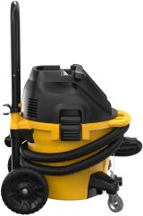 Строительный пылесос DEWALT DWV905MKIT, 1400 Вт, 38 л, с комплектом аксессуаров (DWV905MKIT-QS)