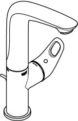 Смеситель для раковины GROHE Eurostyle, L-size, белая луна (23569LS3)