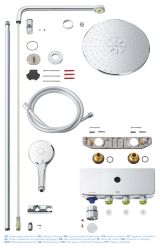 Душевая система GROHE Euphoria SmartControl System 310 Duo с термостатом для душа, хром (26507000)