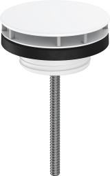 Донный клапан для раковины hansgrohe незапираемый 50001700, матовый белый