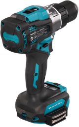 Набор аккумуляторного инструмента Makita, 40 В: угловая шлифмашина GA013GZ + дрель-шуруповерт DF001GZ, с АКБ 4 Ач и быстрым ЗУ 6 А (PT1422)