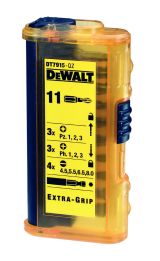 Набор бит DEWALT HIGH PERFORMANCE DT7915, 25 мм, в тонком карманном чехле, 11 шт.