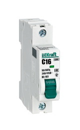 Автоматический выключатель DEKraft 1P 50А, C ВА-103 6 кА, 12278DEK