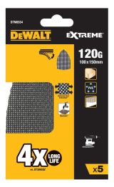 Сетчатые шлифлисты дельта DEWALT DTM8554, 100x150 мм, 120G, 5 шт. (DTM8554-QZ)