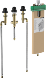 Встраиваемая часть смесителя на край ванны на 4 отверстия hansgrohe 13440180