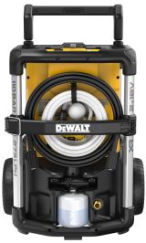 Аккумуляторный набор садовой техники DEWALT, 18 В: мойка высокого давления DCMPW1600 + воздуходувка DCMBL562, с 2 АКБ 5 Ач и ЗУ