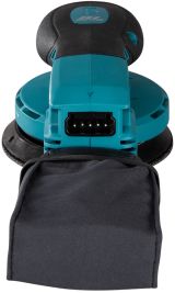 Аккумуляторная эксцентриковая шлифмашина Makita BO001CGZ, 40 В, 125 мм, 10000 кол/мин, с выносной батареей, без АКБ и ЗУ