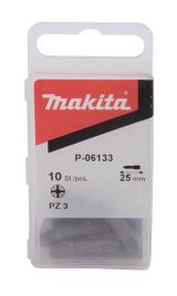 Насадка Makita PZ3, 25 мм, C-form, 10 шт., P-06133