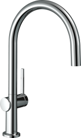 Смеситель для кухонной мойки hansgrohe Talis M54 220, Eco, 1jet 72843000, хром
