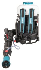 Аккумуляторный ранцевый опрыскиватель Makita PM001GT202, 40 В, 15 л, 14,3 м³/мин, с 2 АКБ 5 Ач и ЗУ