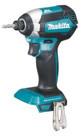 Аккумуляторный ударный шуруповерт Makita LXT, 18 В, 170 Нм, 3400 об/мин, 1/4", без АКБ и ЗУ, в кейсе MakPac, DTD153ZJ