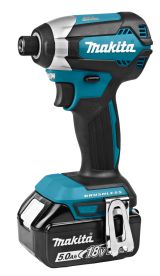 Аккумуляторный ударный шуруповерт Makita LXT, 18 В, 170 Нм, 3400 об/мин, 1/4", DTD153RT
