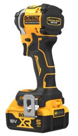 Аккумуляторный шуруповерт DEWALT DCF850P2T, 18 В, 206.2 Нм, 3800 уд/мин, с 2 АКБ 5 Ач и ЗУ, в кейсе TSTAK (DCF850P2T-QW)