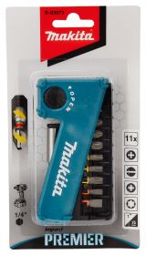 Набор насадок Makita Impact Premier 11 шт., 25мм, C-form (PH, PZ, T, магнитный держатель) , E-03573