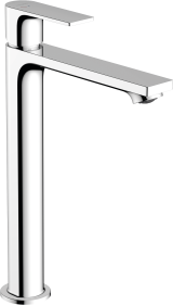 Смеситель для раковины hansgrohe Rebris E 240 CoolStart, со сливным гарнитуром 72581000, хром