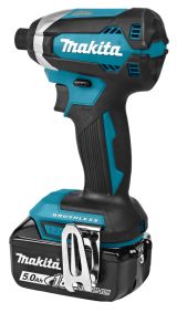 Аккумуляторный ударный шуруповерт Makita LXT, 18 В, 170 Нм, 3400 об/мин, 1/4", DTD153RT